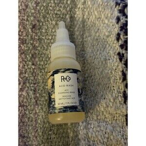 R+Co Acid Wash ACV Cleansing Rinse • 1 fl oz / 30 ml Travel Size - NEW